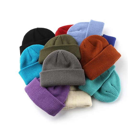 1 Piece Solid Color Knitted Hat