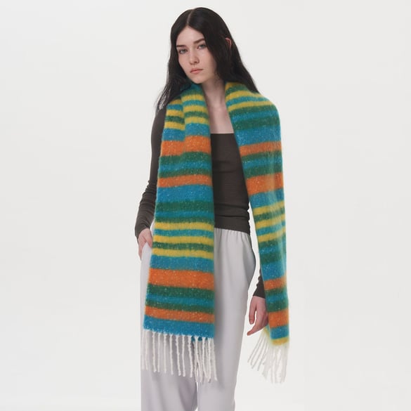 1 Piece Strip Women's Winter Scarve 2