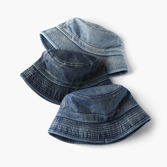 Cappello da pescatore in denim casual da 1 pezzo