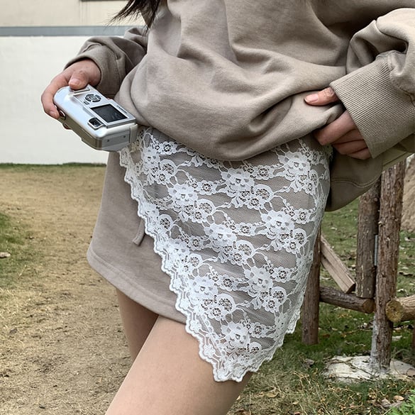 1 Piece Romantic Flower Lace Bandana 2