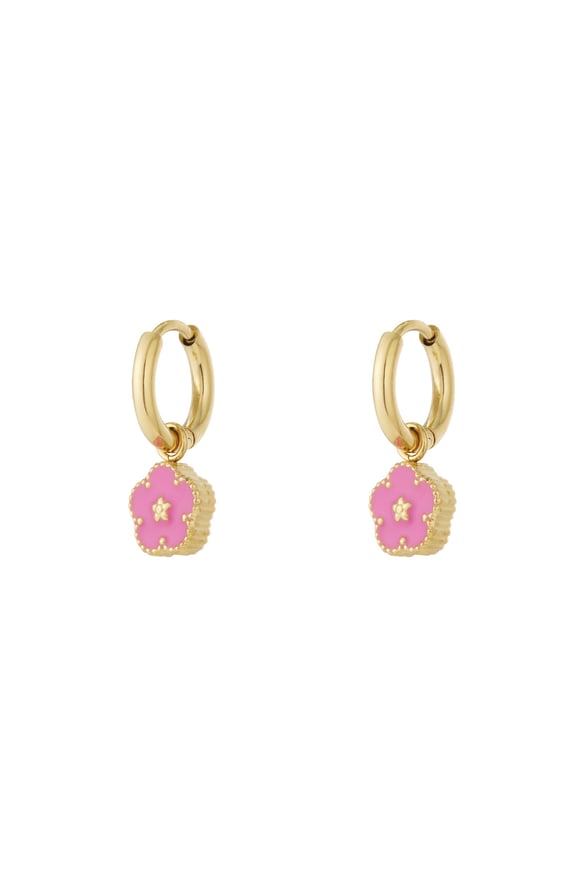 Mini pendientes de flores