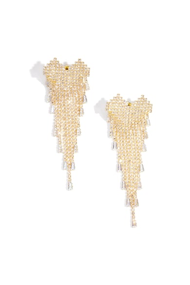Kupfer Baumeln Ohrringe Geometrische Elegante Weihnachten Luxuriöse Serie frauen schmuck h5 