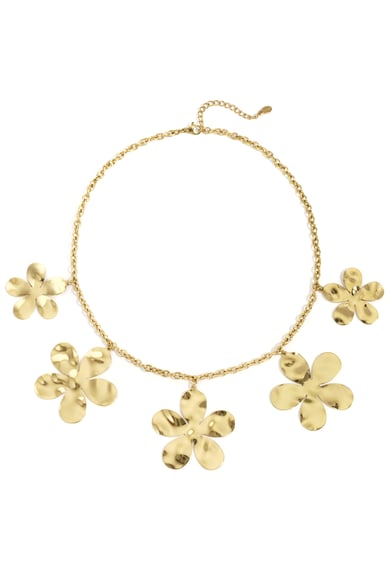 Stainless Steel Pendant necklaces Flower Casual Daily Simple Series Women's jewelry h5 