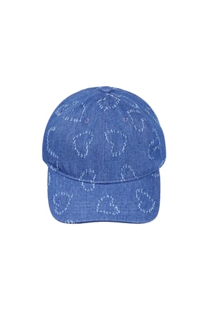 cap with hearts - dark blue h5 