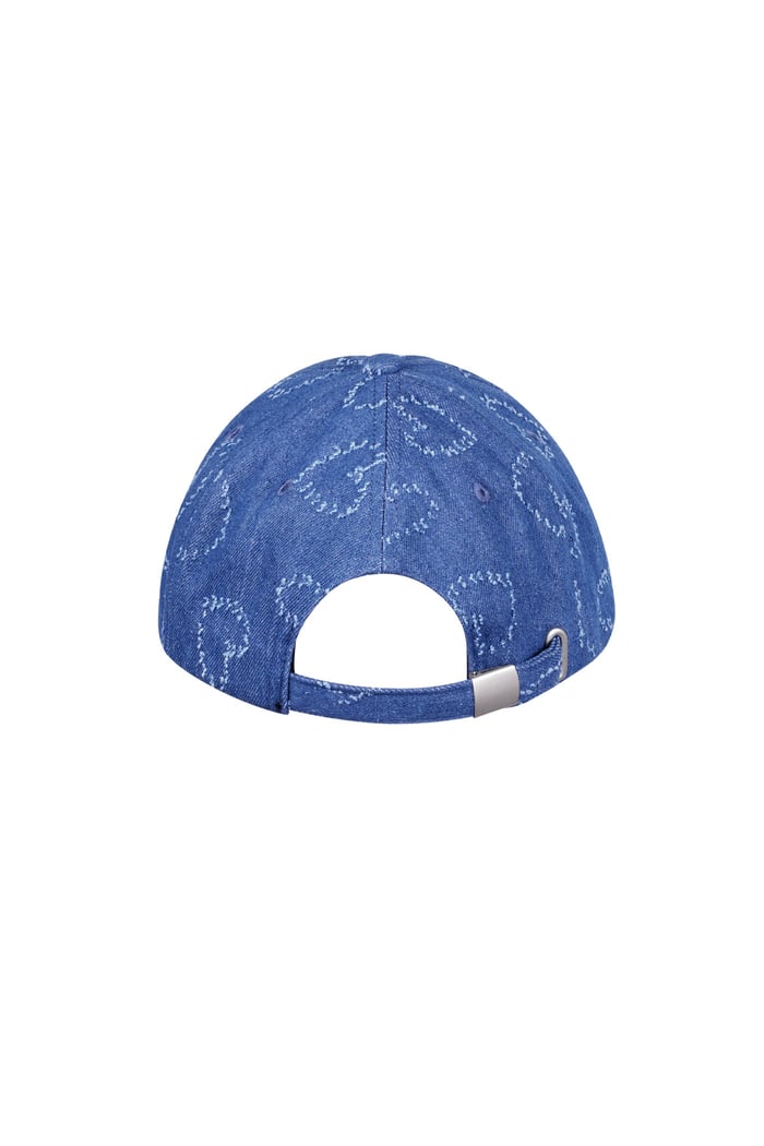 cap with hearts - dark blue Picture3