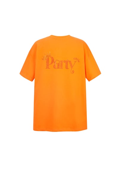 Party Crew T-Shirt - Orange h5 Bild6