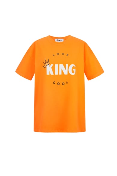 T-Shirt „Looking Good“ – Orange h5 