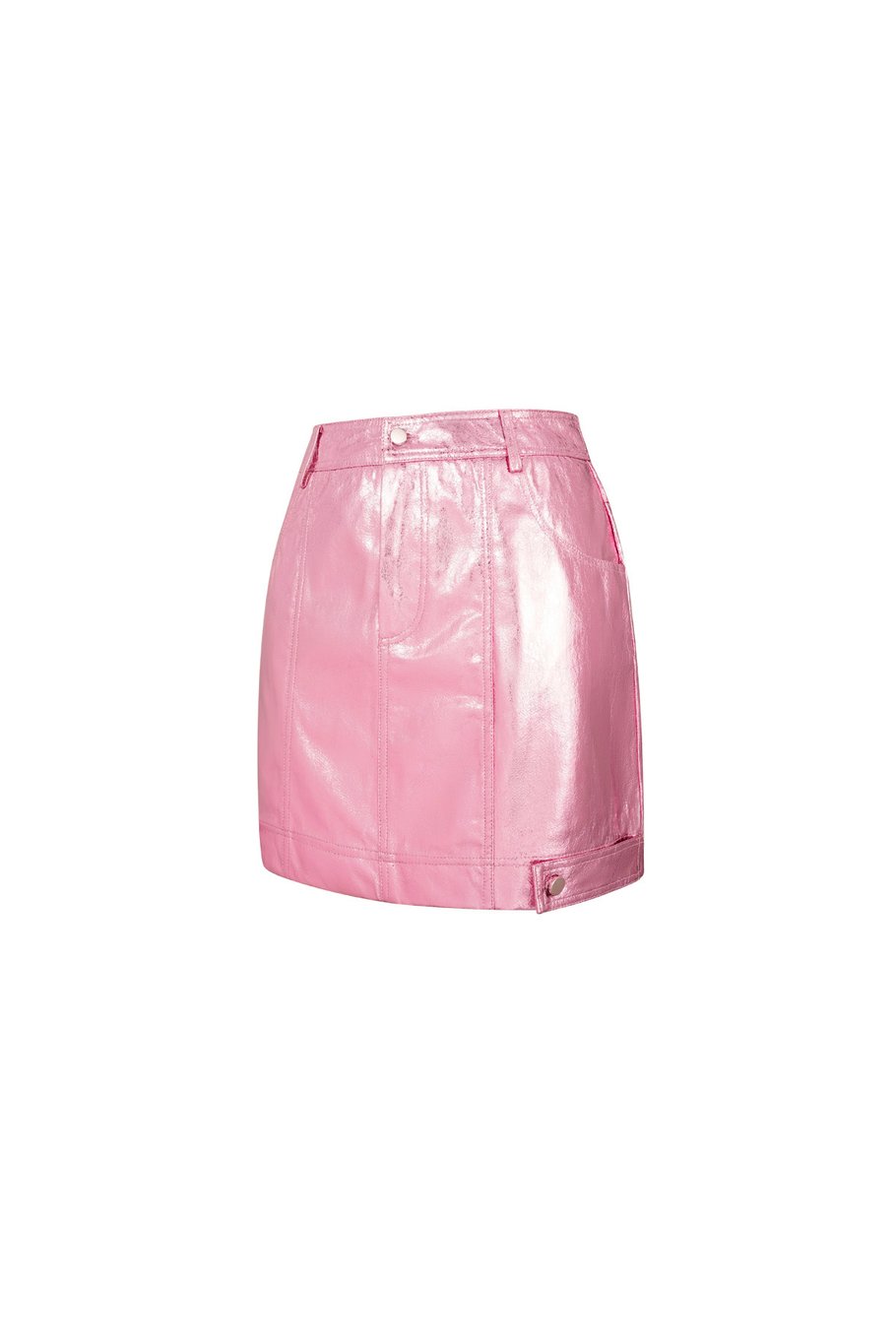 Pembe Aşk Mini Etek - Pembe Resim5