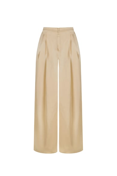 Edle gerade geschnittene Hose - Mint h5 