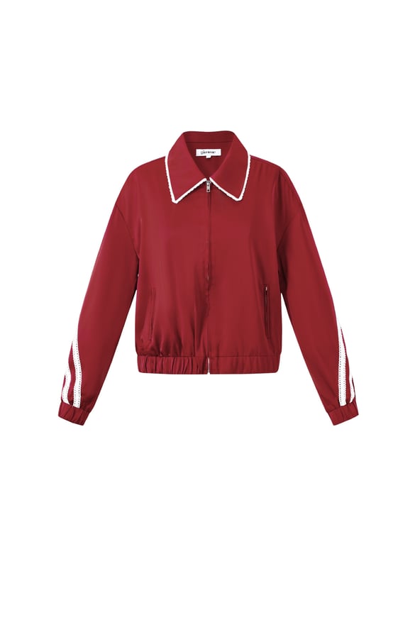 Sportliche Jacke in Satinoptik 2
