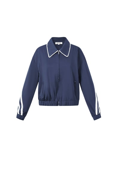 Sportliche Jacke in Satinoptik h5 