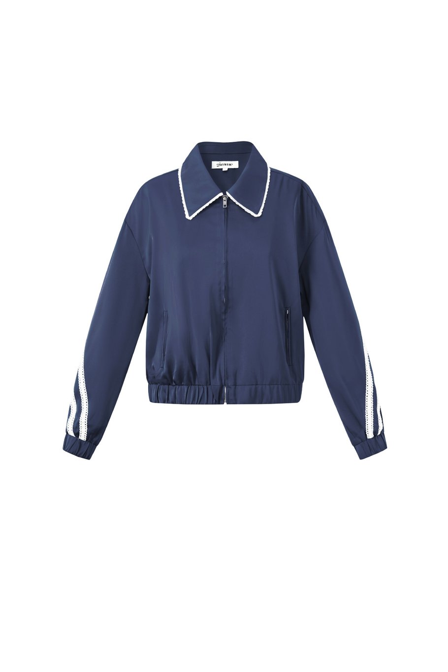 Sportliche Jacke in Satinoptik 