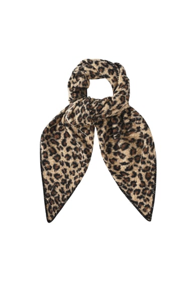 Kışlık atkılar Leopar Desenli Günlük Polyester Günlük h5 