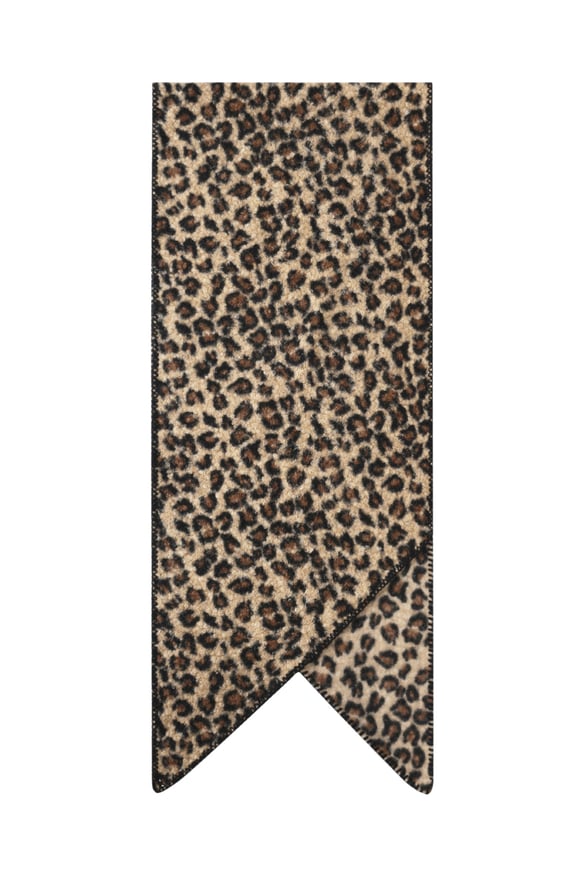 Kışlık atkılar Leopar Desenli Günlük Polyester Günlük 2