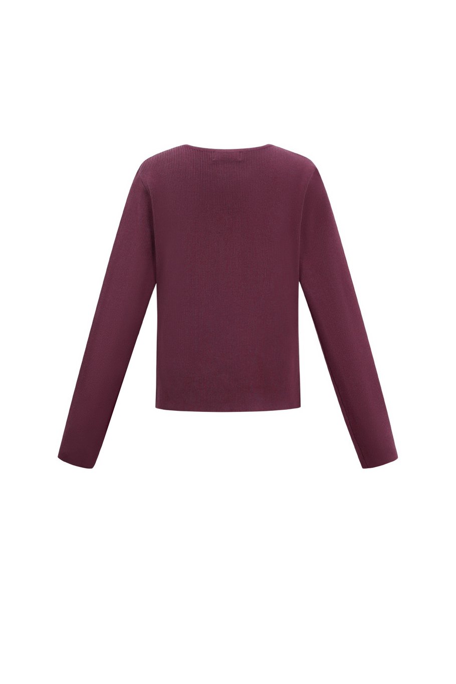 Eine symmetrische Strickjacke Bild3