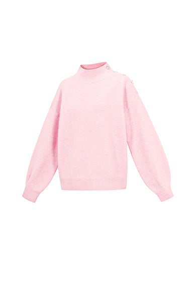 Polyester elyaf (polyester) Örme kazaklar Düz renk Günlük Sonbahar/Kış Giysileri h5 Resim2