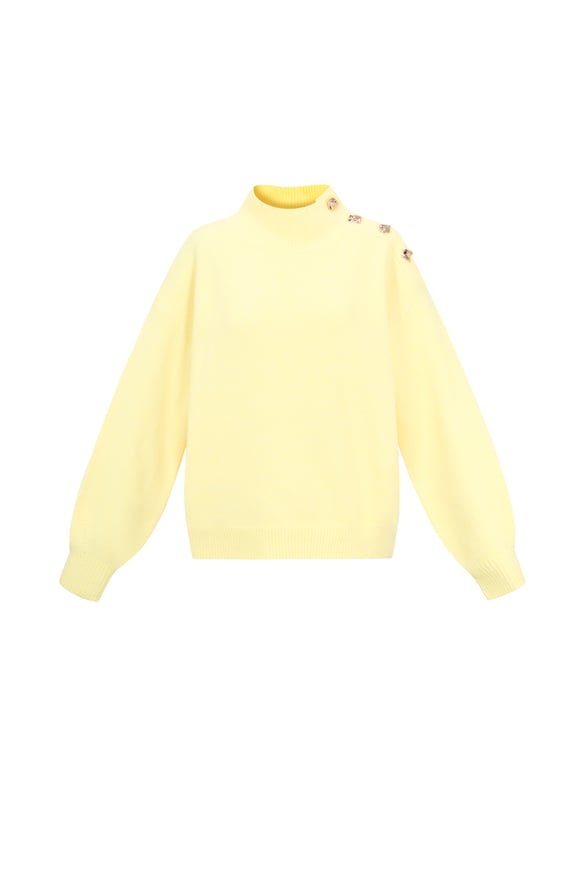 Pulls en tricot en fibre de polyester (polyester) Couleur unie Vêtements décontractés d&#39;automne/hiver 2