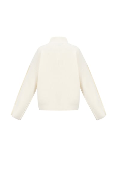 Polyestervezel (polyester) Gebreide truien Effen kleur Casual Herfst/Winterkleding h5 Afbeelding3