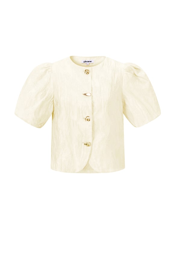 Statement top met pofmouwen 2