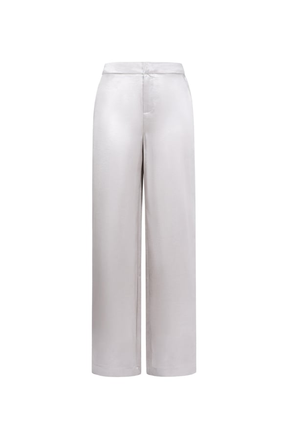Zijden look broek 2