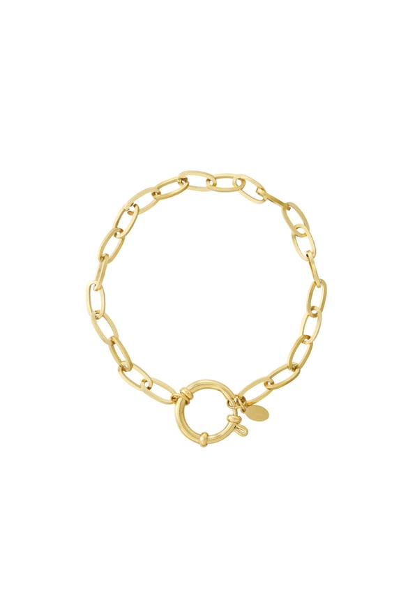 Pulseras de cadena de acero inoxidable Cadena DIY Serie simple diaria Joyería de mujer