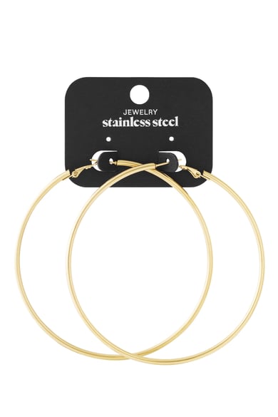 Aros básicos estrechos - dorado h5 Imagen5