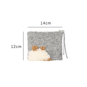 1 Piece Romantic Series Trendy Three-dimensional Sheep Fluffy Women's Cosmetic Bags h5 Picture5