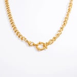 Gold color / 1 Piece Simple Series Daily Stainless Steel Gold Color DIY Women's Chain Necklaces Picture5