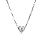 Silver color / 1 Piece Simple Series Daily Letter D Women's Pendant Necklaces Picture4