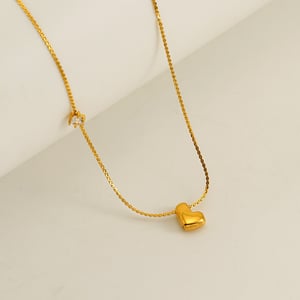 Collier avec pendentif en acier inoxydable doré pour femme, série élégante, mignon et quotidien, lettre L h5 