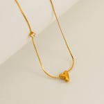 Gold color / 1 Piece Elegant Series Daily Cute Letter Y Stainless Steel Gold Color Women's Pendant Necklaces Picture25