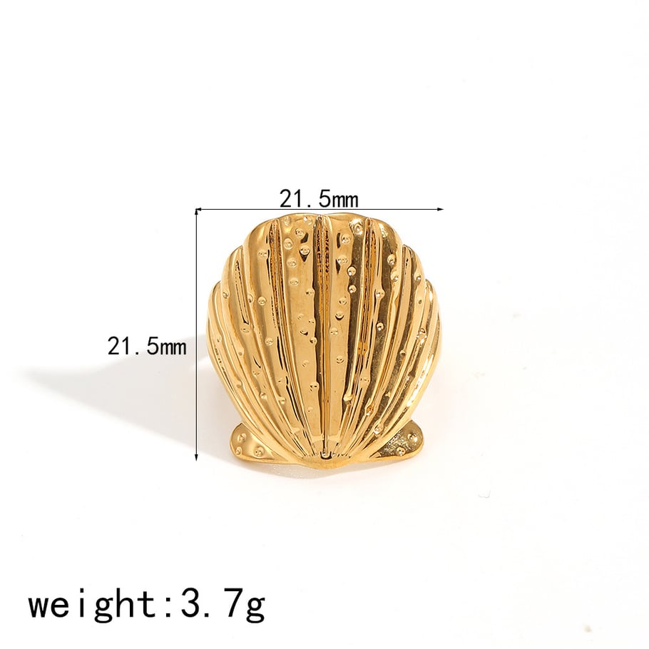 1 pair simple series simple geometric stainless steel gold plated women single rings