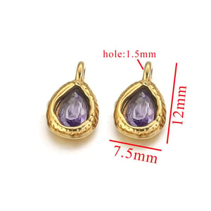 1 pezzo serie romantica goccia alla moda in acciaio inossidabile color oro pendenti da donna h5 