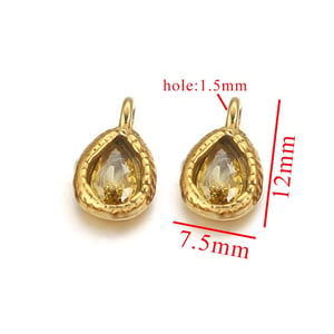 1 pezzo serie romantica goccia alla moda in acciaio inossidabile color oro pendenti da donna h5 