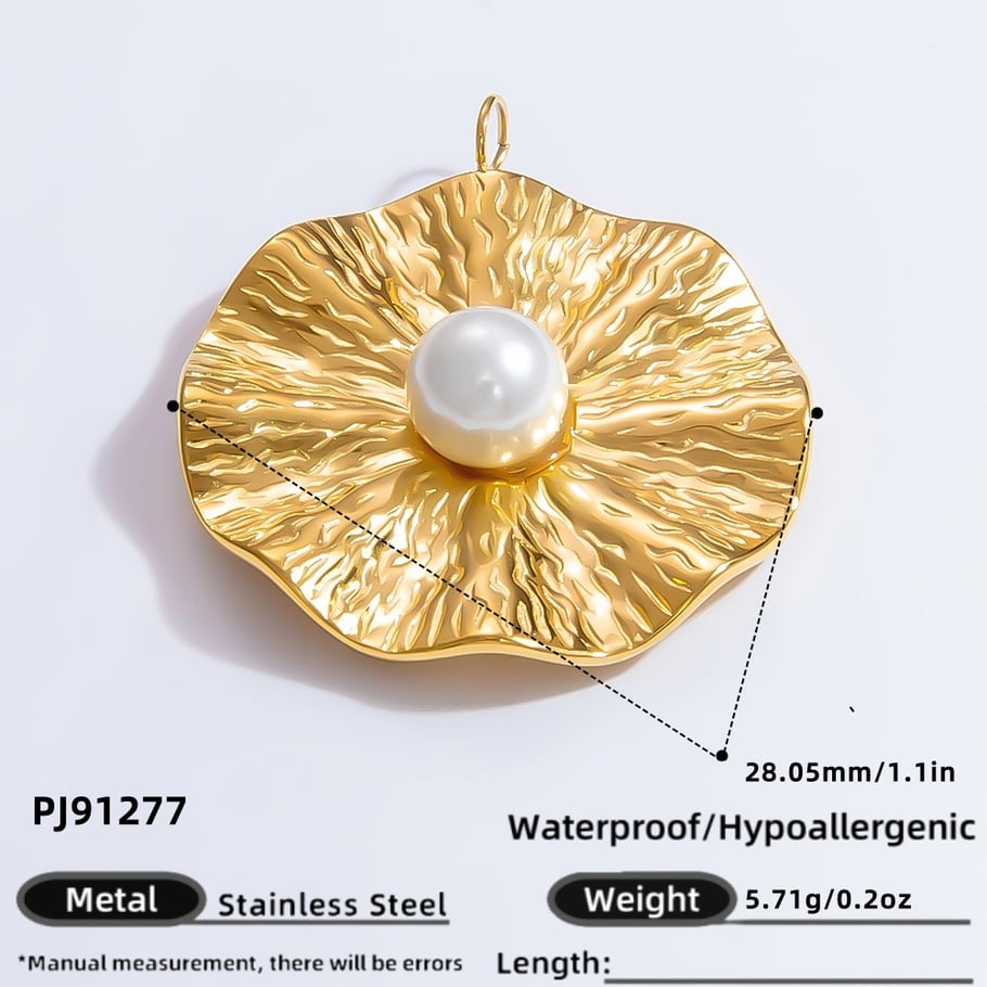 1 pieza de colgantes de acero inoxidable de color dorado con diseño geométrico vintage de la serie clásica para mujer 
