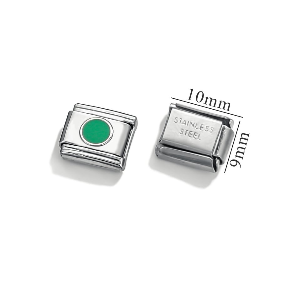 1 Stück Simple Series Lässige geometrische Edelstahl-Unisex-Kettenarmbänder