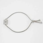 Silver color / 1 Piece Minimalist Series Daily Letter H Stainless Steel Silver Color Women's Chain Bracelets Picture34