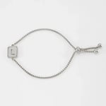 Silver color / 1 Piece Minimalist Series Daily Letter L Stainless Steel Silver Color Women's Chain Bracelets Picture38