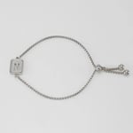 Silver color / 1 Piece Minimalist Series Daily Letter N Stainless Steel Silver Color Women's Chain Bracelets Picture40