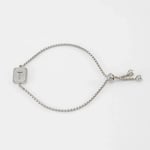 Silver color / 1 Piece Minimalist Series Daily Letter T Stainless Steel Silver Color Women's Chain Bracelets Picture46