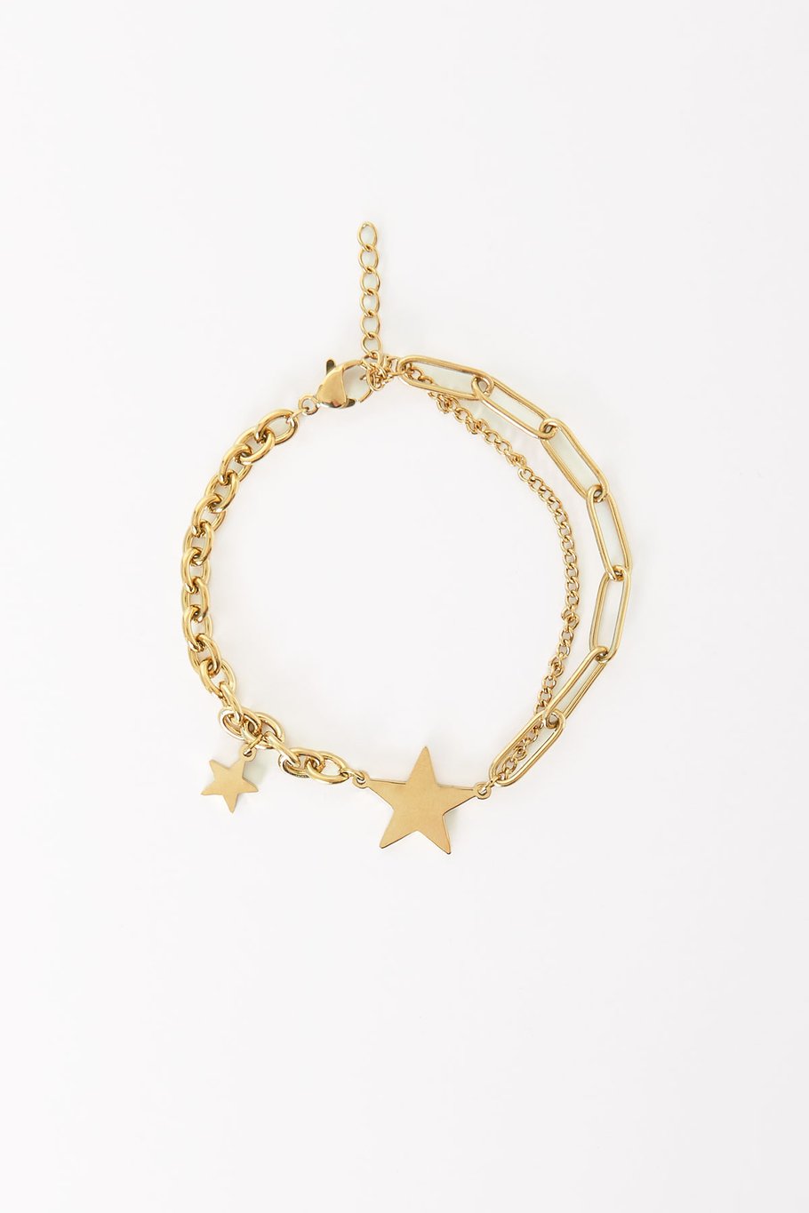Bracciale a maglie stellari 