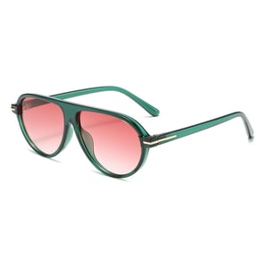 1 Paar Simple Series Alltags-Sonnenbrille aus einfarbigem Kunststoff für Damen h5 