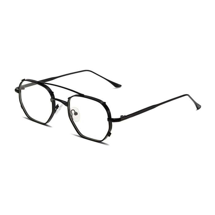 1 Paar Damen-Sonnenbrille aus einfarbiger Legierung der Simple Series für den Alltag 