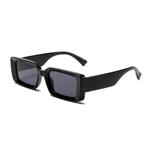 1 Paar Retro-Sonnenbrille aus Kunststoff mit Leopardenmuster der Simple Series für Damen h5 