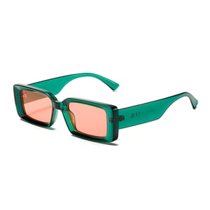 1 Paar Retro-Sonnenbrille aus Kunststoff mit Leopardenmuster der Simple Series für Damen h5 