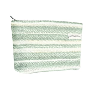 1 Piece Stylish Series Chic Stripe High-capacity Zippered Pouch for Makeup Women's Cosmetic Bags h5 