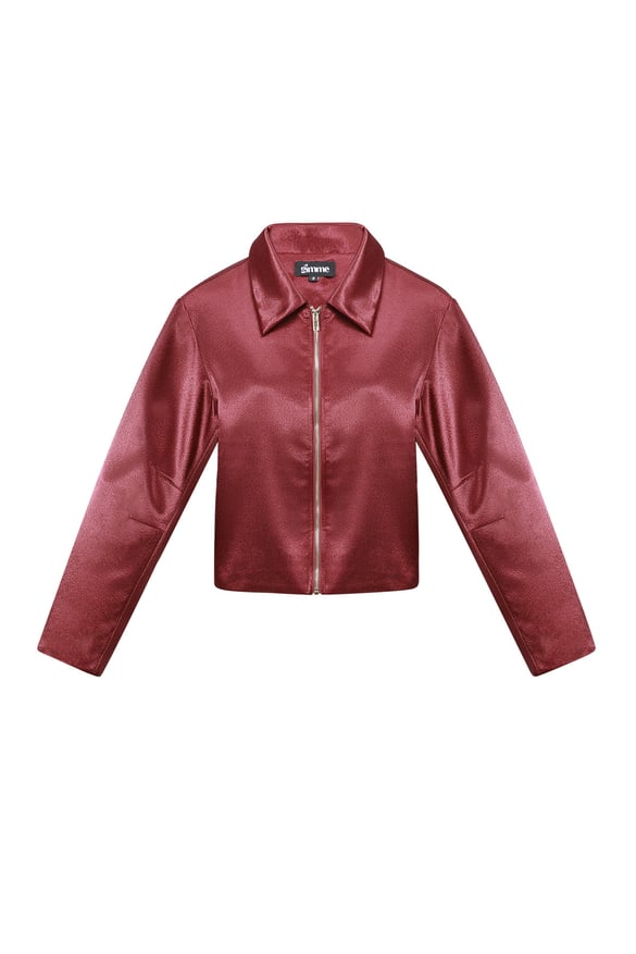 Jacke in Satinoptik