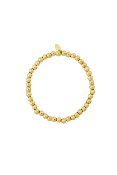 Armbänder aus massiven Perlen - 5 mm h5 