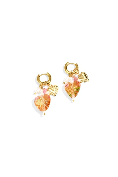 Pastel heart Earrings h5 