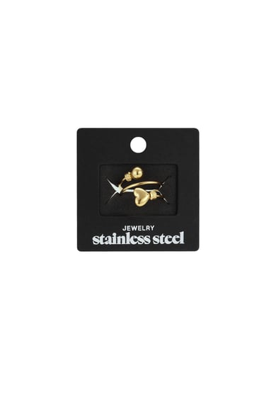 Stainless Steel Minimalist Rings Heart Casual Daily Simple Series Women's jewelry h5 Picture3
